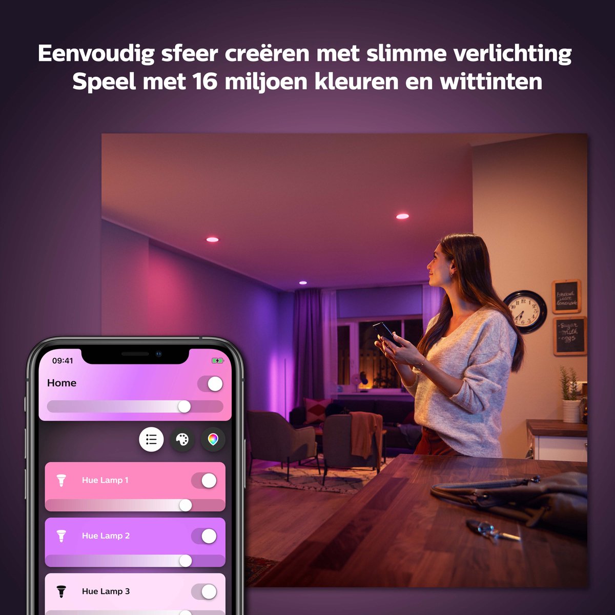 Philips Hue Centura holofote embutido - Branco e Color Ambiance - pacote com 3 - preto - redondo - Bluetooth
