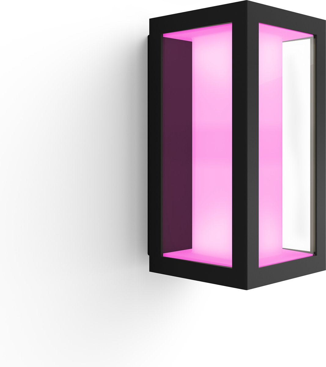 Luminária de parede Philips Hue Impress - luz branca e colorida - preta - estreita