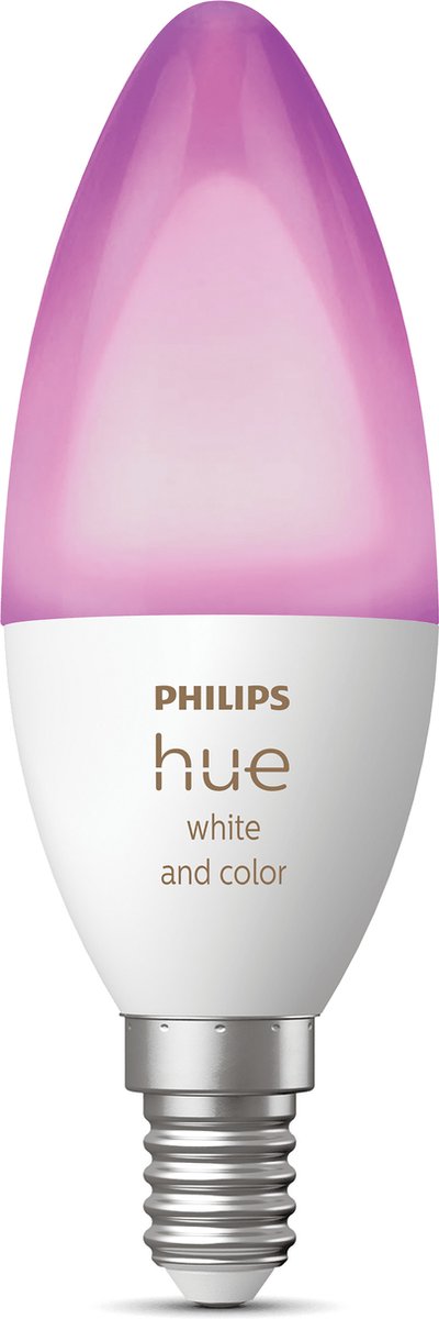 Philips Hue Candle Lamp Fuente de luz E14 - luz blanca y de color - 5,2 W - Bluetooth