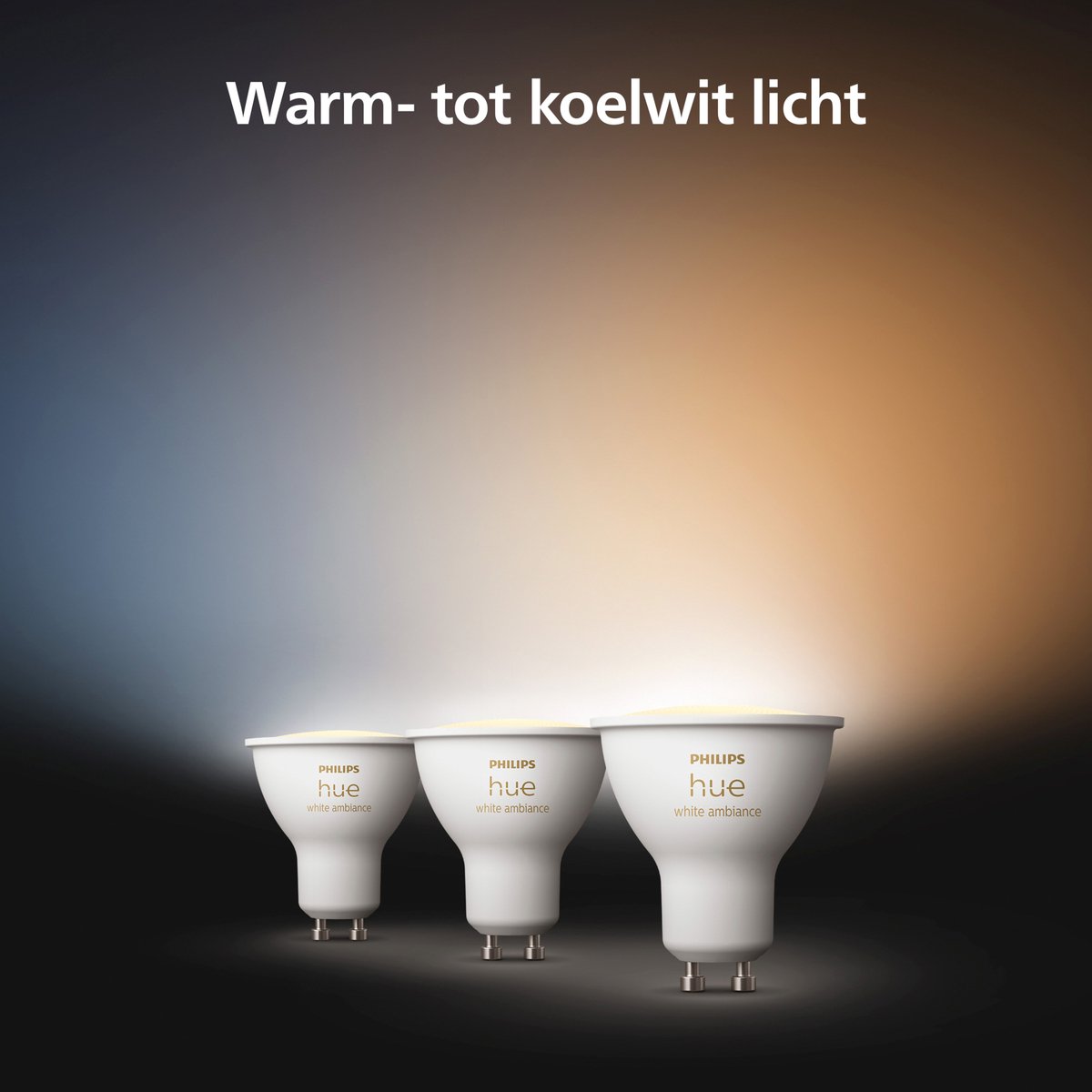 Philips Hue -White ambiance-GU10-3 pack