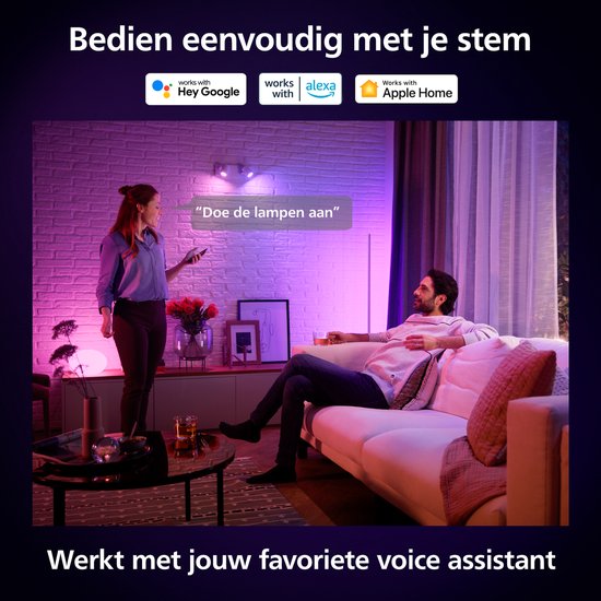 Philips Hue Spot - white and colored light - 3 pack - GU10