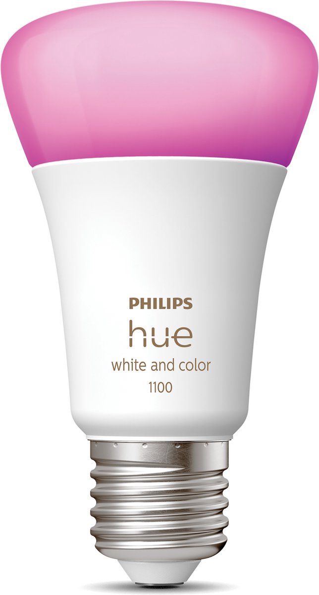 Philips Hue lampe standard - blanche et colorée - 1 paquet - E27 - 1100lm