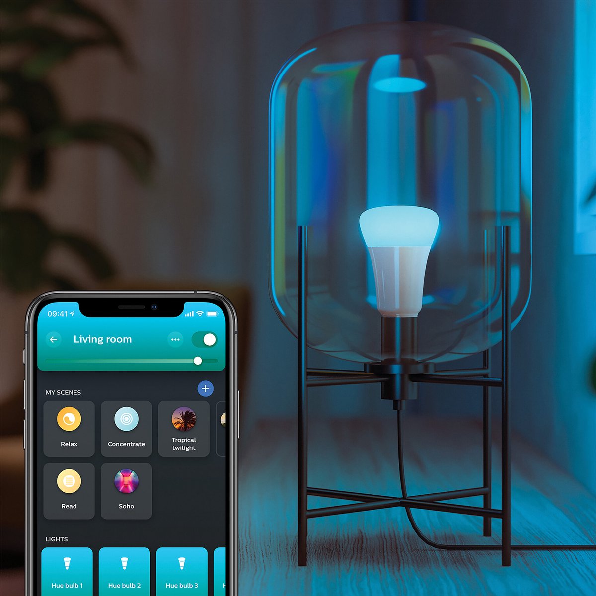 Philips Hue White e Color Ambiance E27 800 lúmens Bluetooth (pacote com 3)