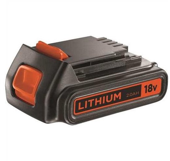 BLACK+DECKER Lithium ion schuifaccu 18V. 2.0Ah | BL2018-XJ
