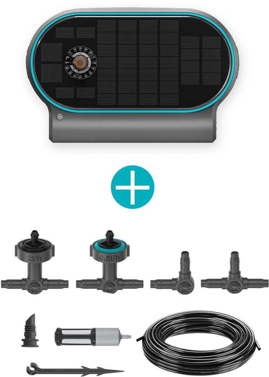 GARDENA AquaBloom L Set bewateringsset op zonne-energie