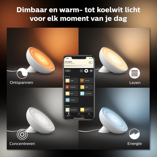 Philips Hue Bloom Tafellamp