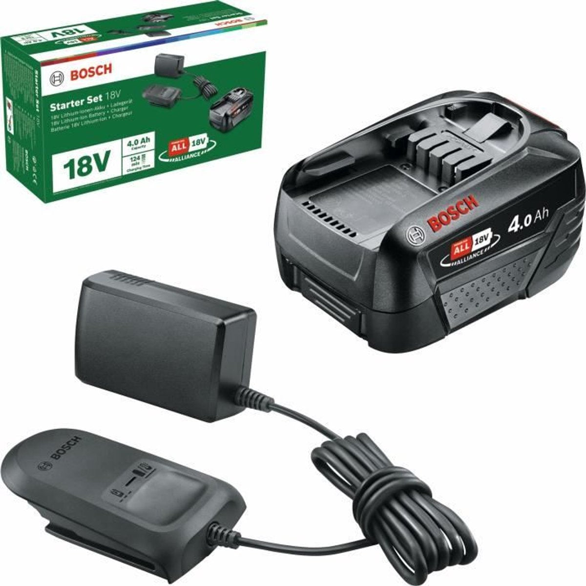 Bosch Starter Set 18V – 4.0Ah Accu + AL 18V-44