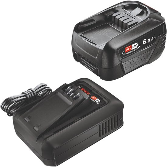 Bosch Startset 18 V 1x PBA 18V 6.0Ah W-C accu 6.0 Ah + AL 18V-44 lader ( 1600A032A8 )