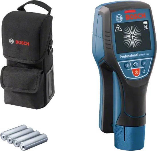 Bosch D-TECT 120 Professional Wandscanner – Multidetector tot 12 cm – Incl. Batterijen