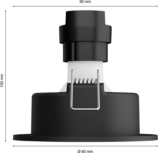 Philips Hue Centura Inbouwspot - wit en gekleurd licht - GU10 - Aluminium - 6W - Rond - Bluetooth
