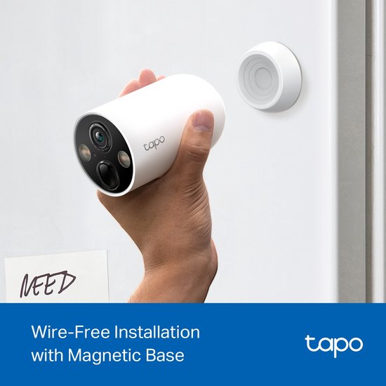 TP-Link Tapo C425 - Cámara de seguridad inalámbrica 2K QHD