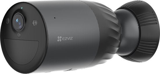 Ezviz BC1C Pro Kit - 4K Ultra HD - Batterijcamera - Kleur nachtzicht - 10400 mAh - MicroSD Card - Zwart