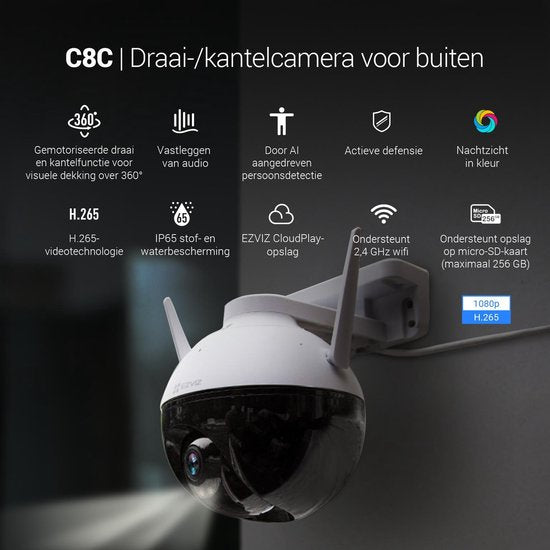 Ezviz C8C Caméra de sécurité