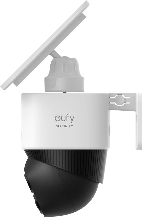 eufy Security S340 Solocamera – SoloCam - Draadloze 3K beveiligingscamera voor buiten met dual-lens, 360° dekking, geïntegreerd zonnepaneel, AI-bewegingsdetectie, compatibel met Alexa en Google Assistant