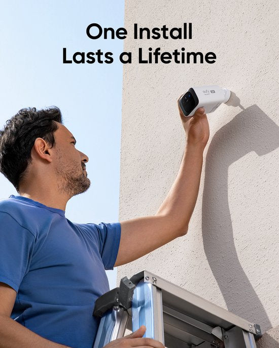 Eufy S220 SoloCam 2K Wireless Solar Security Camera - White
