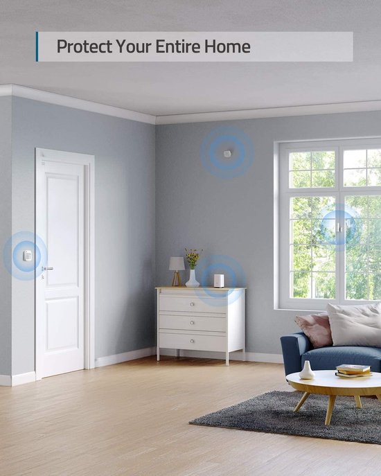 Eufy 5-Piece Alarm Kit - Compleet Beveiligingssysteem - Keypad - Bewegingssensor - 2 Raam-/deursensoren
