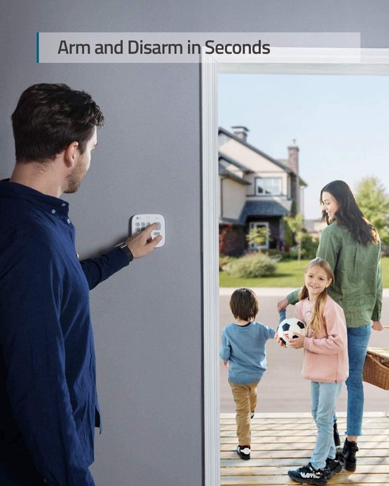 Eufy 5-Piece Alarm Kit - Compleet Beveiligingssysteem - Keypad - Bewegingssensor - 2 Raam-/deursensoren