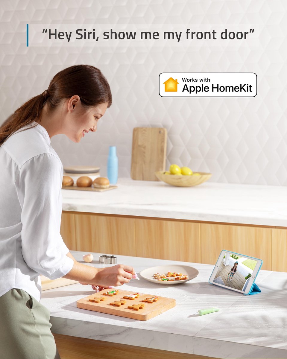 Eufy Cam 2 Pro 2K Wireless Security Set - Inclut Homebase et 2 caméras - Blanc