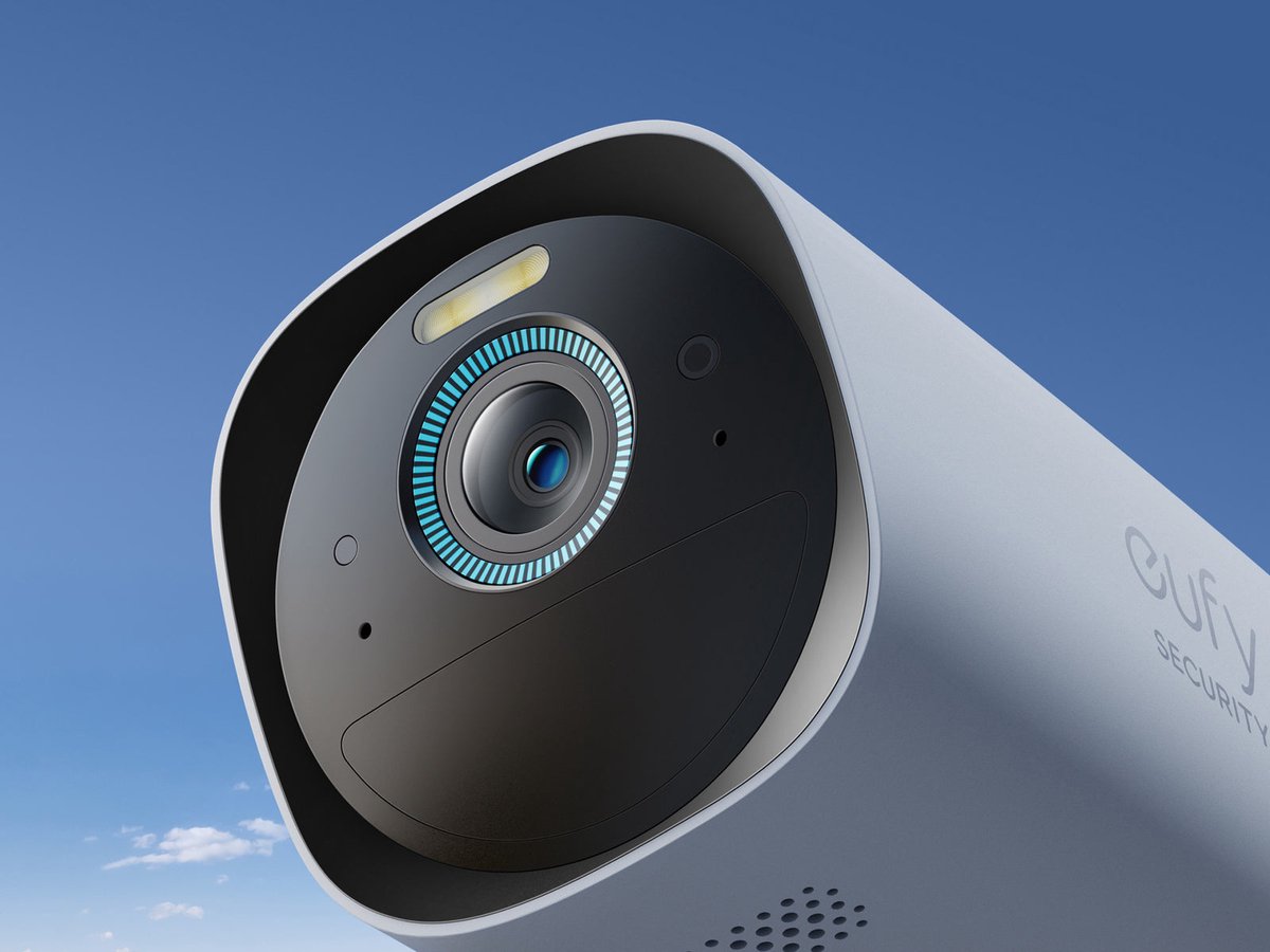 Eufy Security eufyCam 3 Expansion Camera - 4K Resolution - Integrated Solar Panel - Color Night Vision - Wireless - IP67