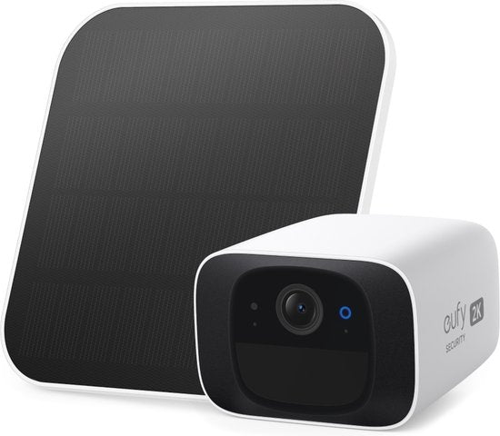 Eufy Security - SoloCam C210+ panneau solaire - caméra extérieure sans fil - 2K