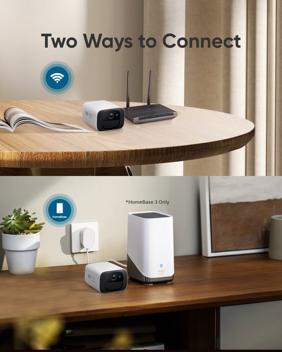 Eufy Security - SoloCam C210+ panneau solaire - caméra extérieure sans fil - 2K