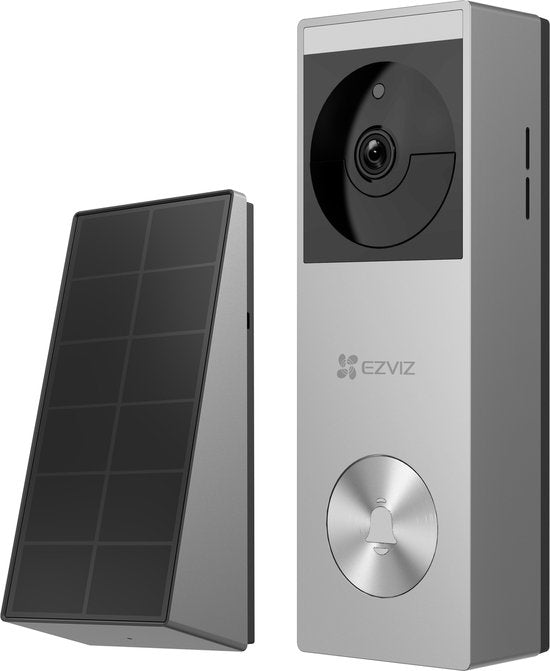 Ezviz Draadloze Deurbelcamera – 2K HD Beeld – Tweeweg Audio – Bewegingsdetectie – Nachtzicht