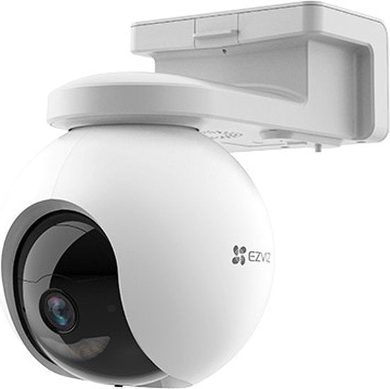 Ezviz HB8 2K+ Caméra de sécurité - Caméra autonome sur batterie - Caméra d'extérieur - Pan/Tilt Zoom - 2K - Auto tracking - Wifi - Blanc