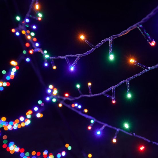 Fairybell® Vlaggenmast Kerstboom 4m – 1500 LED (Warm Wit & Multicolor)