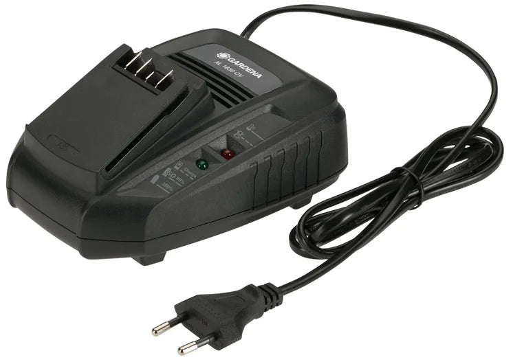 Gardena Starterpaket - 2 x Akku P4A PBA 18V/45 (2,5Ah) + Schnellladegerät AL 1830 CV