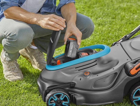 GARDENA Akku-Rasenmäher PowerMax 37/36V P4A Set – Kraftvoll & Effizient