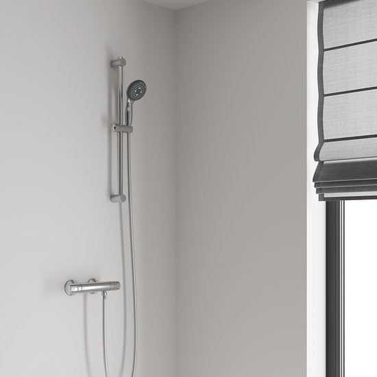 GROHE Precision Trend New Robinet de douche thermostatique - 12 cm - Chrome