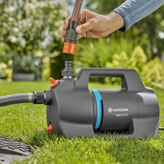 Bomba de irrigação GARDENA 4300 silenciosa