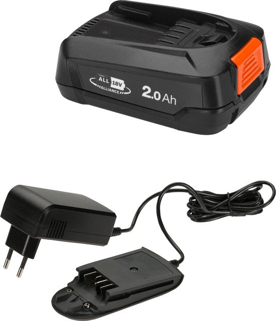 GARDENA Starter Kit Tool battery and charger 2 ampere - P4A PBA 18V/36 - AL1810 CV