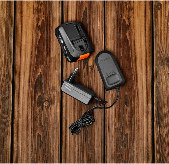 GARDENA Starter Kit Ferramenta Bateria e Carregador - 18 V / 2,5 Ah - P4A PBA 18 V/45 - AL1810 CV