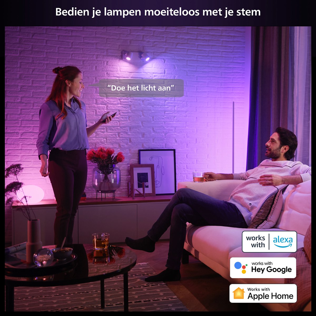 Philips Hue White and Color Ambiance MR16 Spot (paquet de 1)
