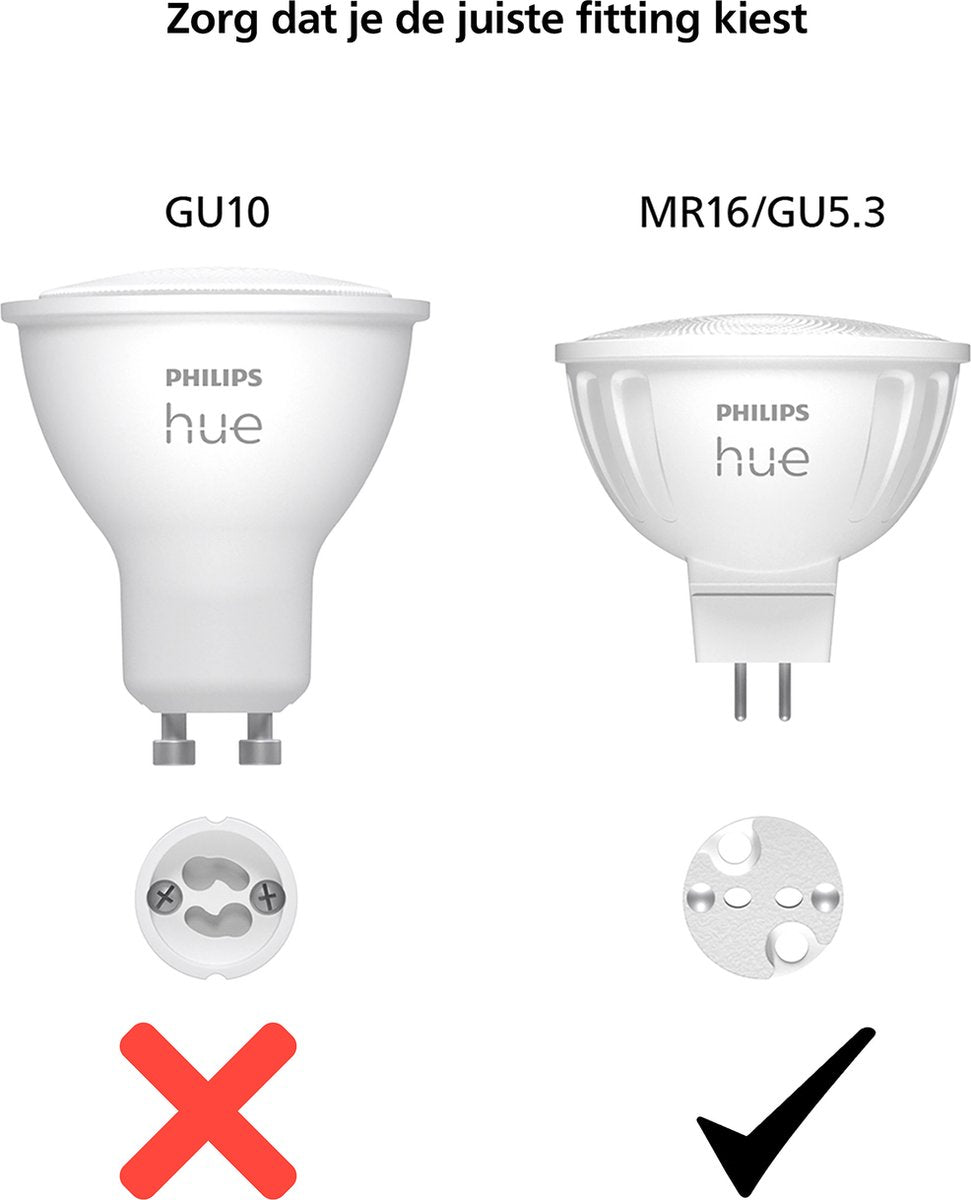 Philips Hue White and Color Ambiance MR16 Spot (paquet de 1)