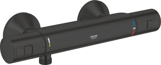 GROHE Precision Start Thermostat-Brausebatterie in Mattschwarz