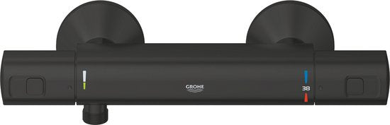 GROHE Precision Start Thermostat-Brausebatterie in Mattschwarz