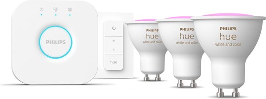 Philips Hue White and Color Ambiance Starter Kit GU10