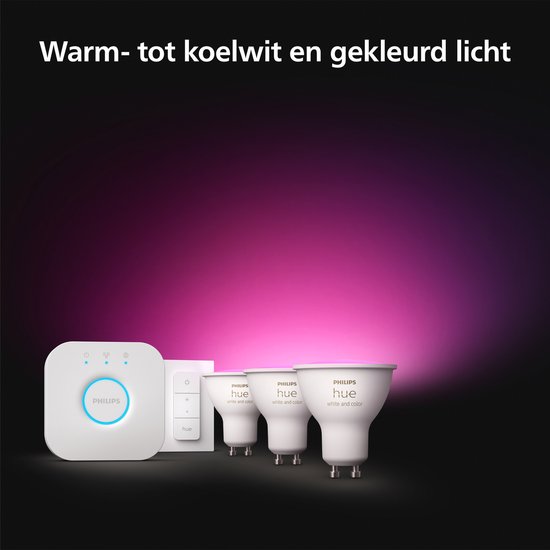 Philips Hue White and Color Ambiance Starter Kit GU10