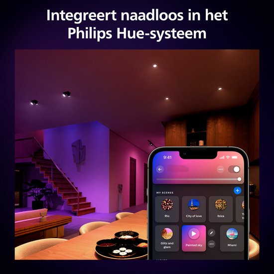 Philips Hue White and Color Ambiance Starter Kit GU10