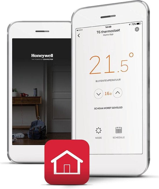 Termostato inteligente Honeywell Lyric T6 branco - com fio