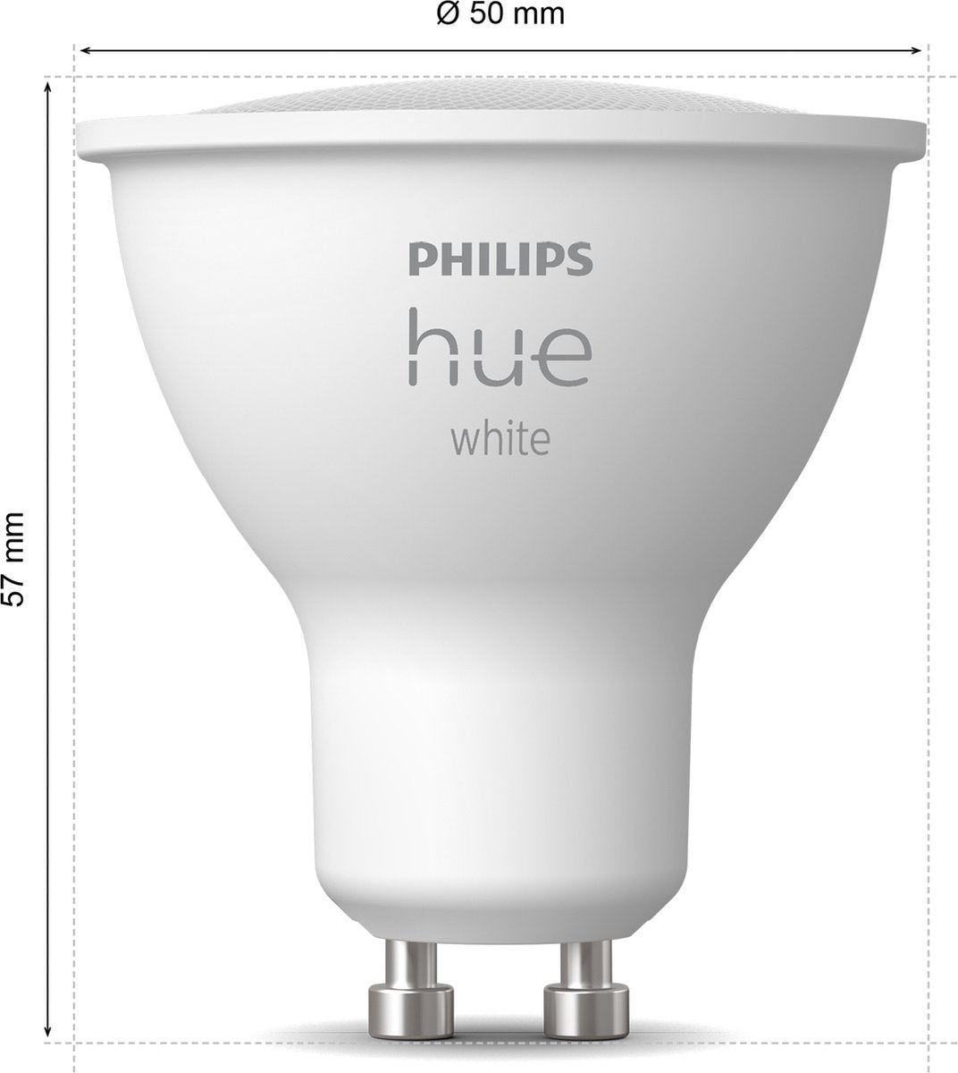 Philips Hue Spot - warmwit licht- 2 pack - GU10