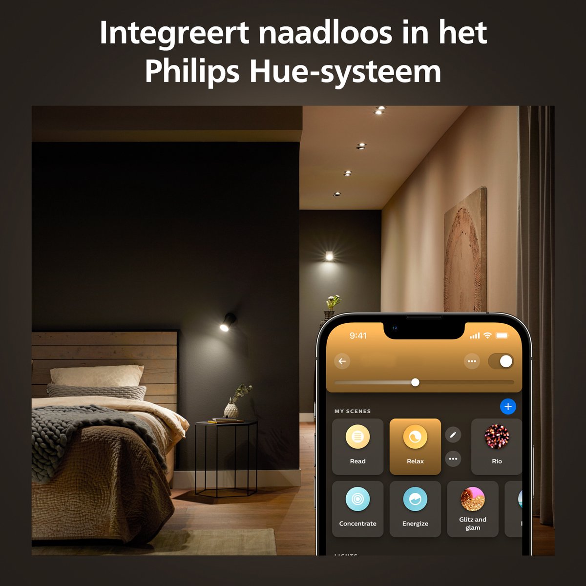 Philips Hue Spot - warmwit licht- 2 pack - GU10