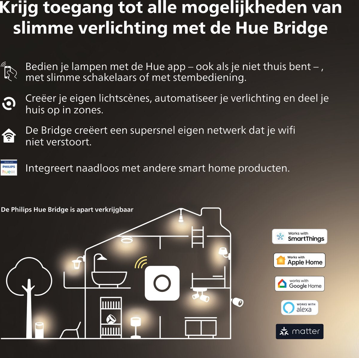 Philips Hue Spot - warmwit licht- 2 pack - GU10