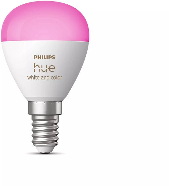 Philips Hue kogellamp - wit en gekleurd licht - 1-pack - E14