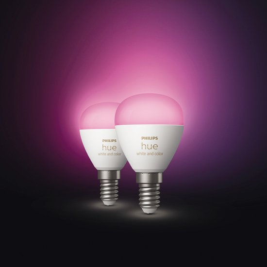 Philips Hue White and Color Ambiance Ball Lamp E14 - 2 lots