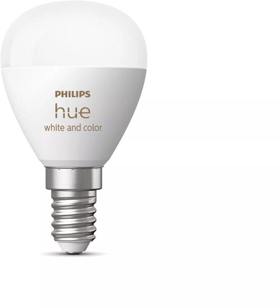 Philips Hue kogellamp - wit en gekleurd licht - 1-pack - E14