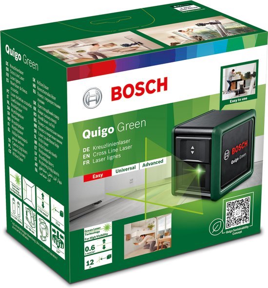 Bosch Quigo Green Cross Line Laser