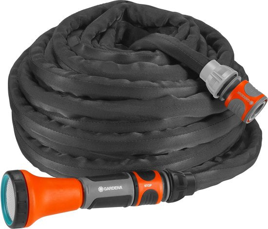 De Gardena Liano™ 15m Textielslang met Broes Set